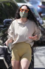 RUMER WILLIS Heading to a Workout in West Hollywood 04/07/2021