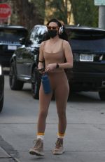 RUMER WILLIS in Tights Leaves Pilates Class in West Hollywood 04/15/2021