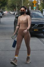 RUMER WILLIS in Tights Leaves Pilates Class in West Hollywood 04/15/2021