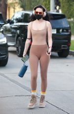 RUMER WILLIS in Tights Leaves Pilates Class in West Hollywood 04/15/2021