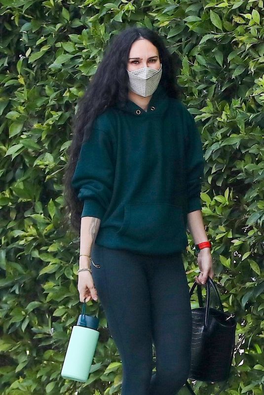 RUMER WILLIS Leaves Pilates Class in West Hollywood 04/06/2021