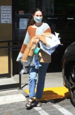 RUMER WILLIS Picks up Her Dry Cleaning in West Hollywood 04/29/2021