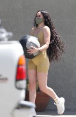 RUMER WILLIS Workout with a Medicine Ball at Rise Nation in West Hollywood 04/07/2021