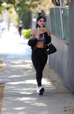 SABRINA QUESADA Leaves Dogpound Gym in West Hollywood 04/27/2021