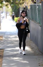 SABRINA QUESADA Leaves Dogpound Gym in West Hollywood 04/27/2021