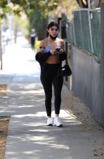SABRINA QUESADA Leaves Dogpound Gym in West Hollywood 04/27/2021