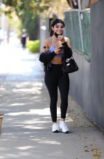 SABRINA QUESADA Leaves Dogpound Gym in West Hollywood 04/27/2021