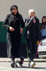 SADIE FROST Out with a Friend in Primrose Hill 04/18/2021