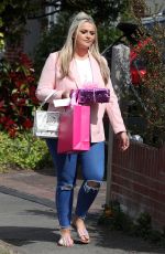 SAFFRON LEMPRIERE on the Set of The Only Way is Essex 04/29/2021