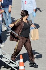 SALMA HAYEK on the Set of House of Gucci in Rome 04/01/2021