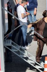 SALMA HAYEK on the Set of House of Gucci in Rome 04/01/2021