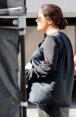 SALMA HAYEK on the Set of House of Gucci in Rome 04/01/2021