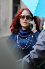 SALMA HAYEK on the Set of Ridley Scott