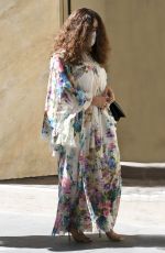 SALMA HAYEK Out and About in Rome 04/02/2021