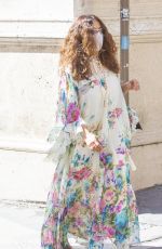 SALMA HAYEK Out and About in Rome 04/02/2021