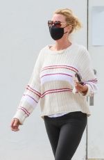 SANDRA LEE Out and About in Los Angeles 04/13/2021