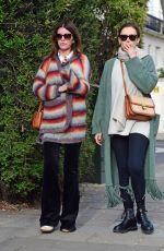 SARA MCDONALD Out with a Friend in Notting Hill 04/04/2021