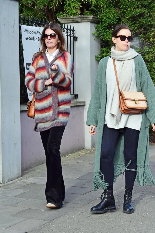 SARA MCDONALD Out with a Friend in Notting Hill 04/04/2021