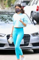 SARA SAMPAIO Heading to Pilates Class in Los Angeles 04/11/2021