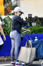 SARAH MICHELLE GELLAR at a Farmers Market in Brentwood 04/18/2021