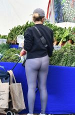SARAH MICHELLE GELLAR at a Farmers Market in Brentwood 04/18/2021