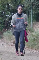 SARAH SILVERMAN Out Hiking with Her Dog in Los Feliz 04/28/2021