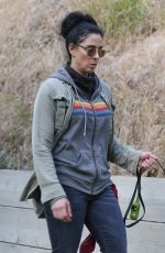 SARAH SILVERMAN Out Hiking with Her Dog in Los Feliz 04/28/2021