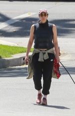 SARAH SILVERMAN Out with Her Dog at Griffith Park in Los Angeles 04/26/2021
