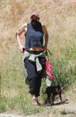 SARAH SILVERMAN Out with Her Dog at Griffith Park in Los Angeles 04/26/2021