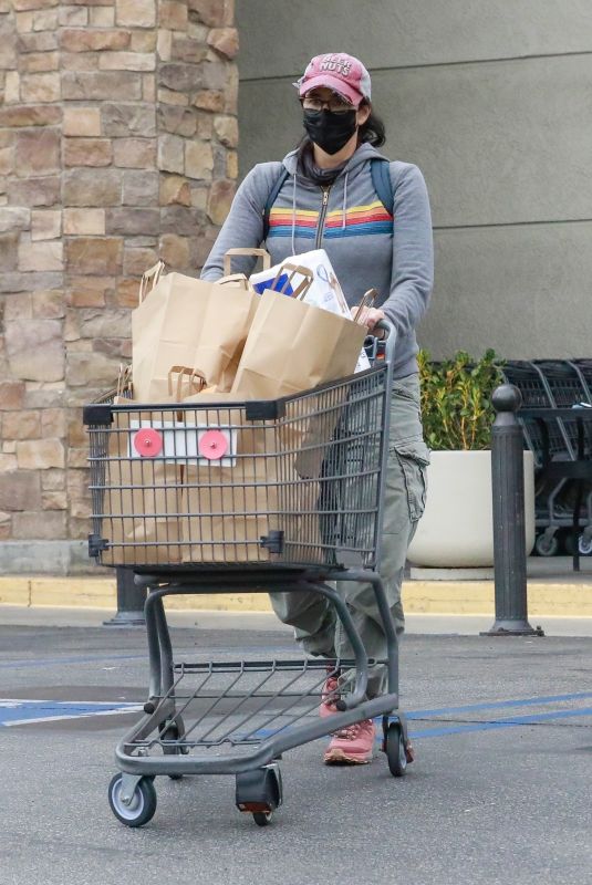 SARAH SILVERMAN Shopping at Gelson’s Market in Los Feliz 04/21/2021