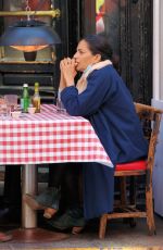 SARITA CHOUDHURY at Cafe Fanelli in New York 04/04/2021