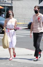 SCOUT WILLIS and Jake Miller Out at Larchmont Village 04/17/2021