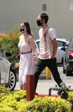 SCOUT WILLIS and Jake Miller Out at Larchmont Village 04/17/2021