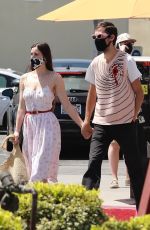 SCOUT WILLIS and Jake Miller Out at Larchmont Village 04/17/2021