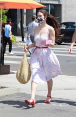 SCOUT WILLIS and Jake Miller Out at Larchmont Village 04/17/2021