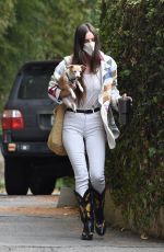 SCOUT WILLIS Arrives at Her Sister Rumer House in Studio City 04/21/2021