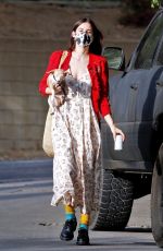 SCOUT WILLIS Out with Her Dog in Los Angeles 04/12/2021