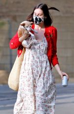 SCOUT WILLIS Out with Her Dog in Los Angeles 04/12/2021