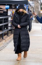 SELENA GOMEZ and AMY RYAN on the Set of Only Murders in the Building in New York 04/12/2021