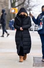 SELENA GOMEZ and AMY RYAN on the Set of Only Murders in the Building in New York 04/12/2021