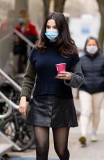 SELENA GOMEZ Arrives on the Set of Only Murders in the Building in New York 04/10/2021