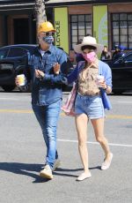 SELMA BLAIR and Ron Carlson Out for Coffee in Los Angeles 04/03/2021