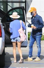 SELMA BLAIR and Ron Carlson Out for Coffee in Los Angeles 04/03/2021