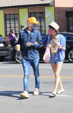 SELMA BLAIR and Ron Carlson Out for Coffee in Los Angeles 04/03/2021