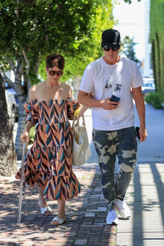 SELMA BLAIR and Ron Carlson Out in West Hollywood 04/29/2021