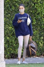 SHANINA SHAIK Heading to Morning Pilates Class in West Hollywood 04/10/2021