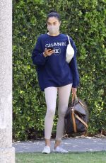 SHANINA SHAIK Heading to Morning Pilates Class in West Hollywood 04/10/2021