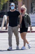 SHARNA BURGESS and Brian Austin Green at Ollo in Malibu 04/09/2021