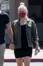 SHARNA BURGESS and Brian Austin Green at Ollo in Malibu 04/09/2021
