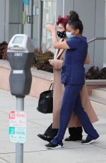 SHARON OSBOURNE Gets Help from a Nurse in Los Angeles 04/22/2021